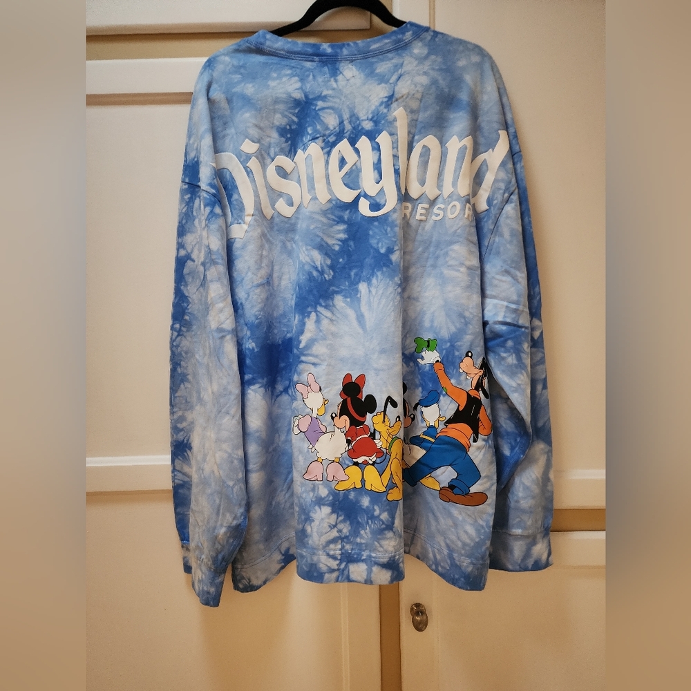 Disney Tie-Dye Unisex Character Long-Sleeve Spirit Jersey. NWT - Picture 5 of 15